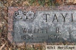 Willett Bogart Taylor