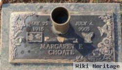 Margaret F Choate