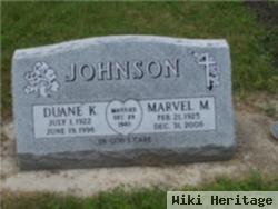 Marvel M Peterson Johnson