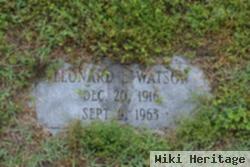 Leonard Earl Watson