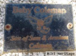 Infant Son Coleman