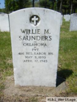 Willie M Saunders