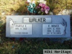 Myrtle E Walker