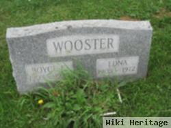 Boyce F Wooster