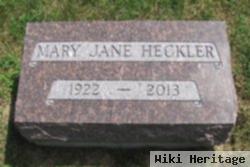 Mary Jane Heckler