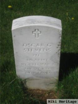 Pfc Oscar George Stevens