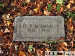 O. P. Mcdanel