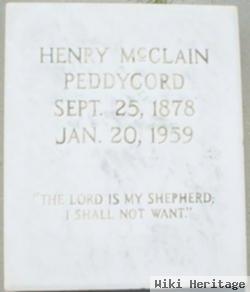 Henry Mclain Peddycord