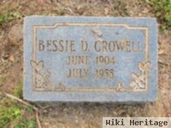 Bessie D. Crowell