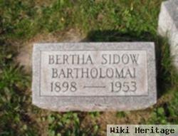 Bertha Sidow Bartholomai