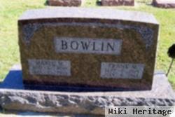 Frank M Bowlin