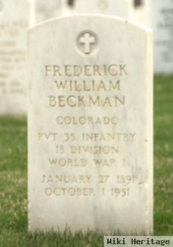 Frederick W Beckman