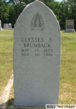 Ulysses S Brumback