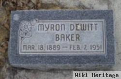 Myron Dewitt Baker