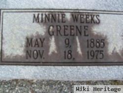 Minnie Weeks Green