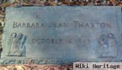 Barbara Jean Thaxton