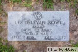 Lee Delevan Rowe