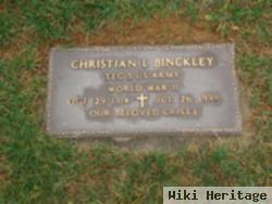 Christian Lee "cristy" Binckley