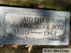 Emma Boeskool Rose