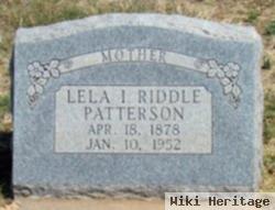 Lela I. Riddle Patterson