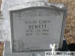 David Leroy Hewett