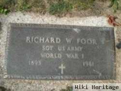 Richard W. "buck" Foor