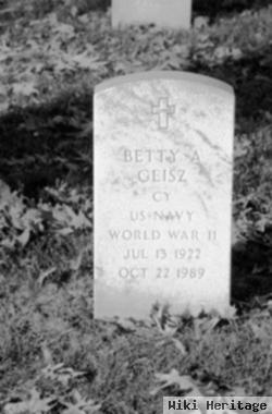 Betty A Geisz