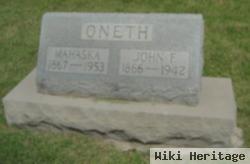 John F Oneth