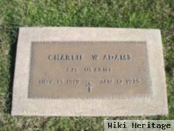 Corp Charlie W. Adams