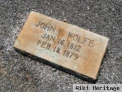 John F Wolfe