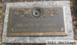 Mildred D Sharpe