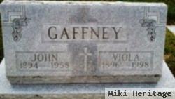 Agnes Viola "ollie" Bradley Gaffney