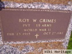 Roy W Grimes