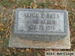 Alice E Rees