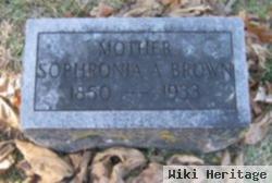 Sophronia A. Brown