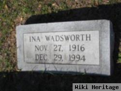 Ina Wadsworth