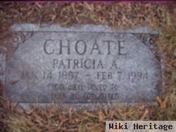 Patricia A Choate