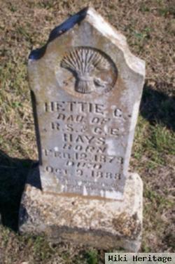 Hettie G Hays