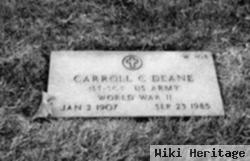 Carroll C Deane