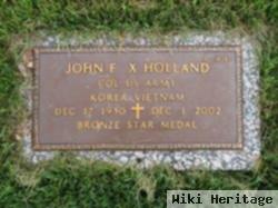 Col John F.x. Holland