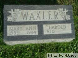 Harold Eugene Waxler