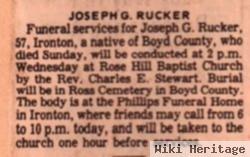 Joseph G "joe" Rucker