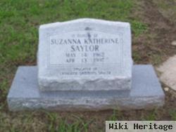 Suzanna Katherine Saylor