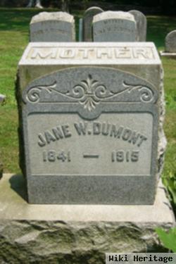 Jane W Clendening Dumont