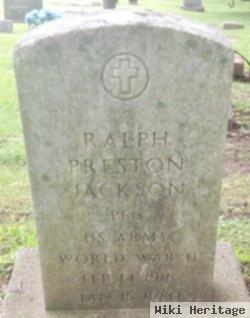 Pvt Ralph Preston Jackson