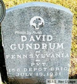 Pvt David Gundrum