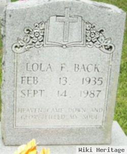 Lola F. Back