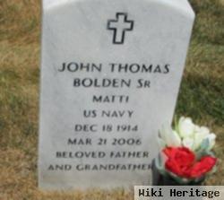 John Thomas Bolden, Sr