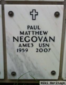 Paul Matthew Negovan