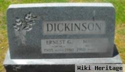 Ernest G Dickinson